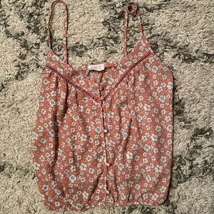 Tank; floral